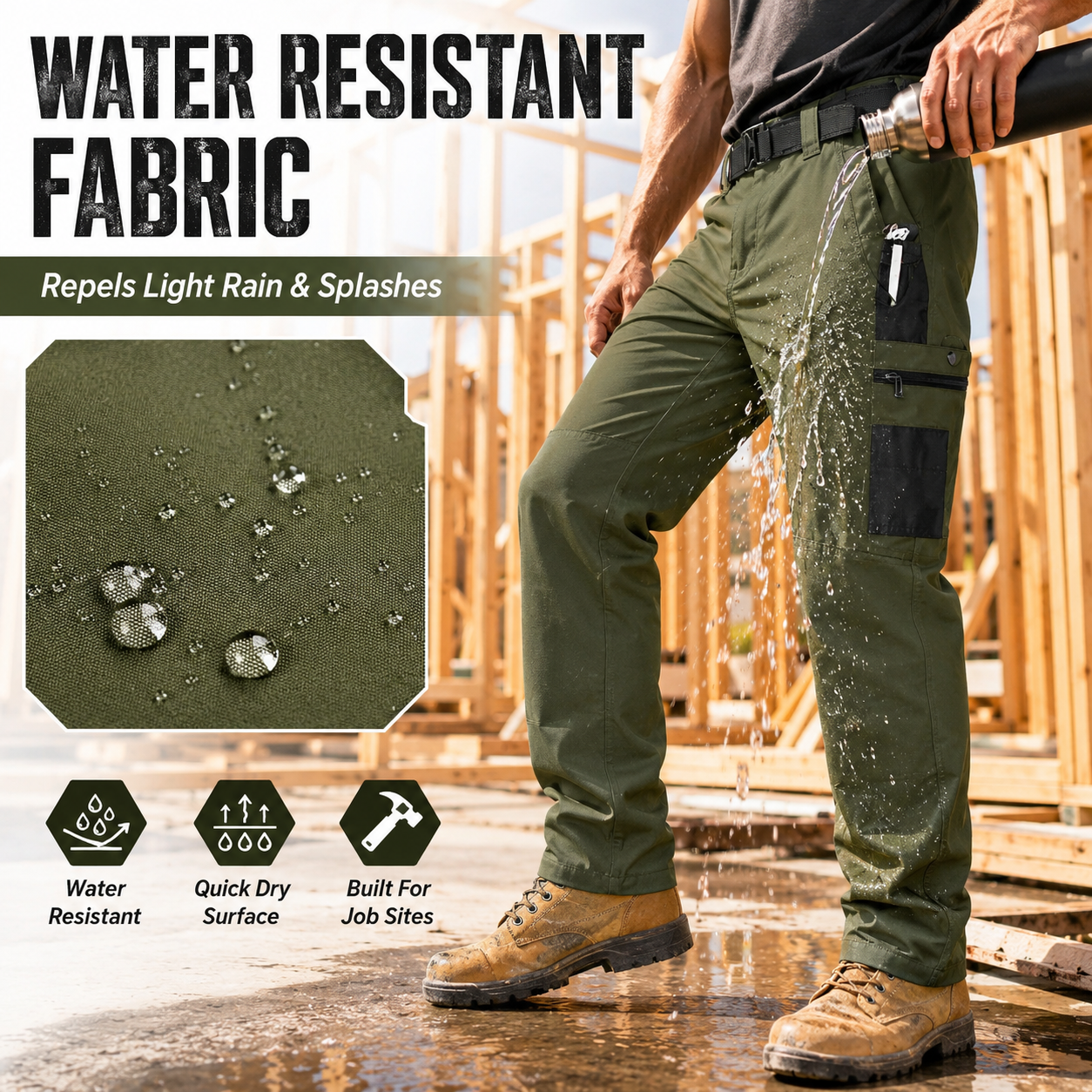 🔥50%OFF🔥🔥 20,000+ Sold | Men's FR Tactical Work Pants – Flame-Resistant, Tougher Than Jeans 💪