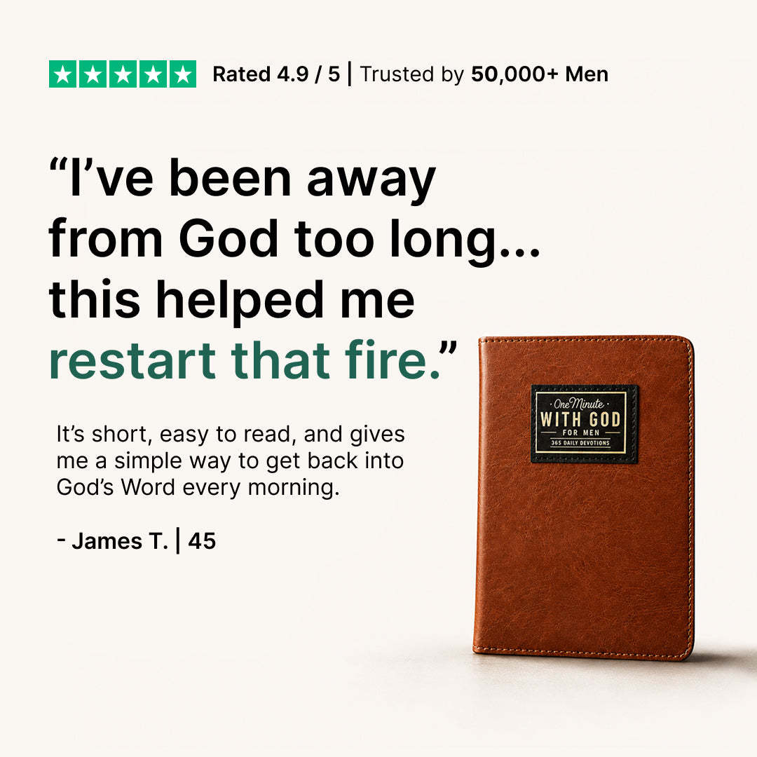🔥50%OFF🔥 One minute With God For Men---For the Man Who Knows He's Been Away Too Long
