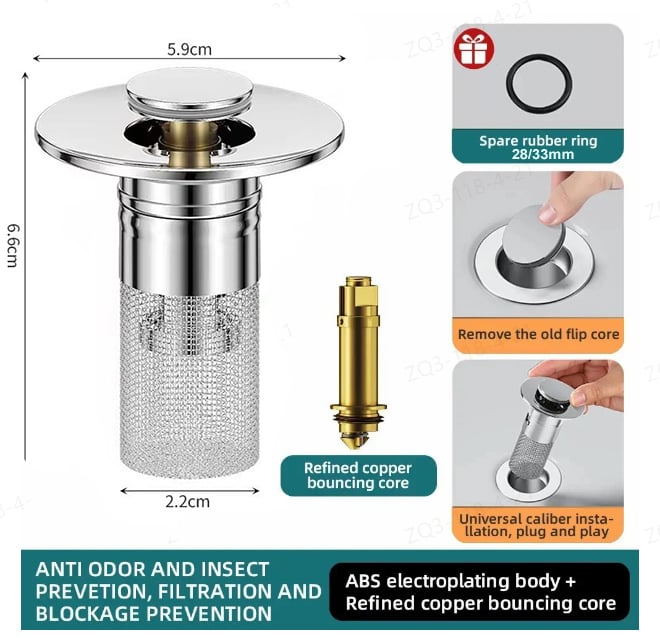 📢📢50% OFF !! ⏰Stainless Steel Floor Drain Filter