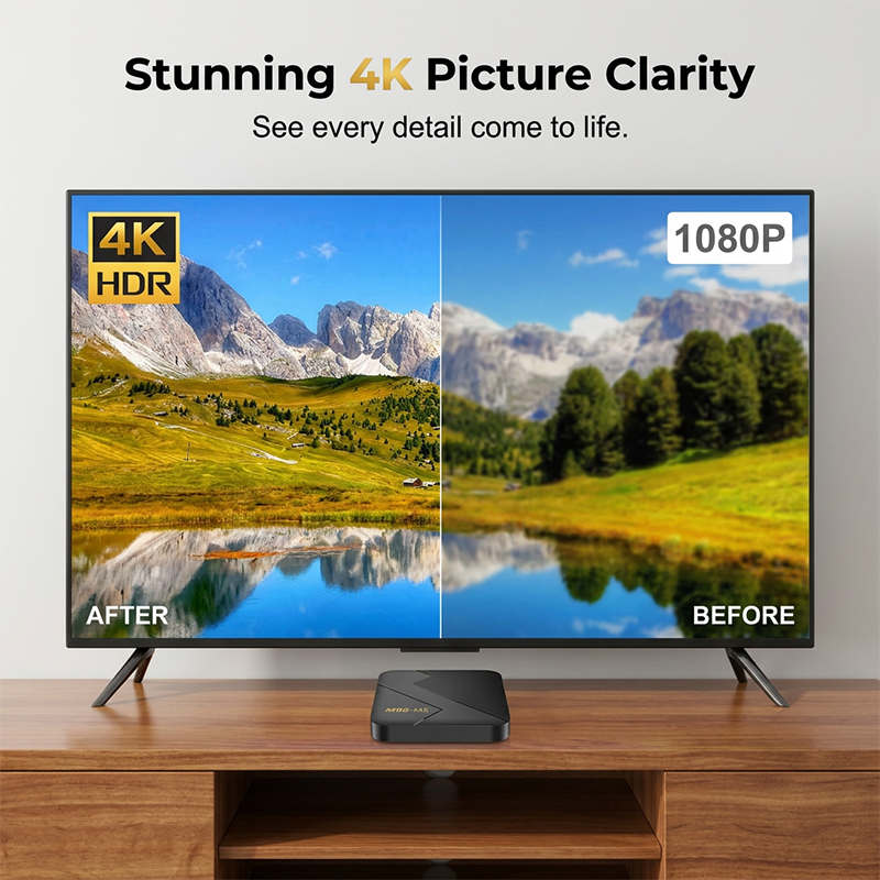 📢📢50% OFF !! ⏰💞🍿 Smart Android TV Box with Bluetooth — Stream Netflix | Prime | BBC iPlayer in 4K🚀 “Your old TV has just received a major upgrade.”