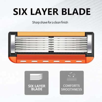 🔥50%OFF🔥Men's Unscented Precision Razor Blade Replacement Handheld Kit🪒