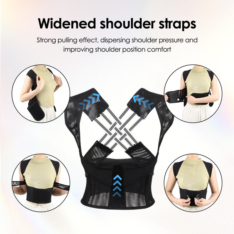 Product Introduction of Waist trainer correct bad posture help and hunchback unisex posture enhancer back support posture correction shoulder belt correction vest for home office 3