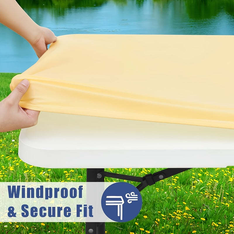 🔥50%OFF🔥🪑 Fitted Spandex Table Cover for Rectangular & Square Tables