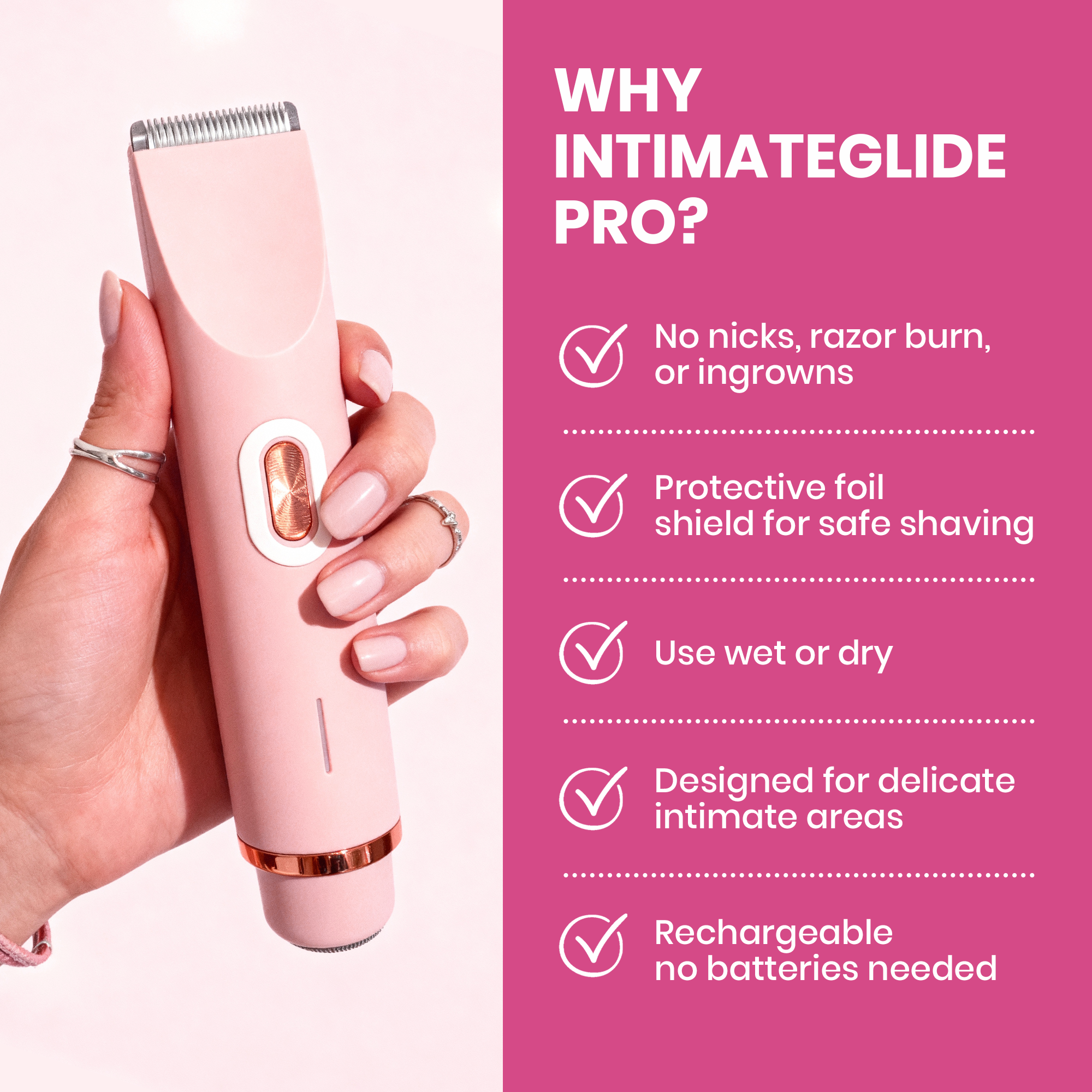 🔥50%OFF🔥 premium dual-head electric shaver designed for gentle full-body hair removal.