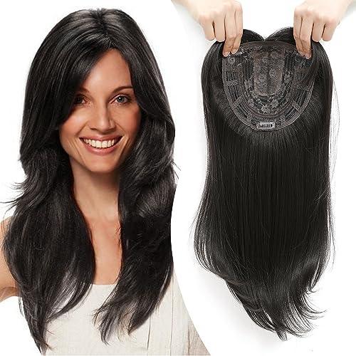 🔥50%OFF🔥💇‍♀️Topper Layered Hair Hairpieces with Bangs for Women with Thinning Hair