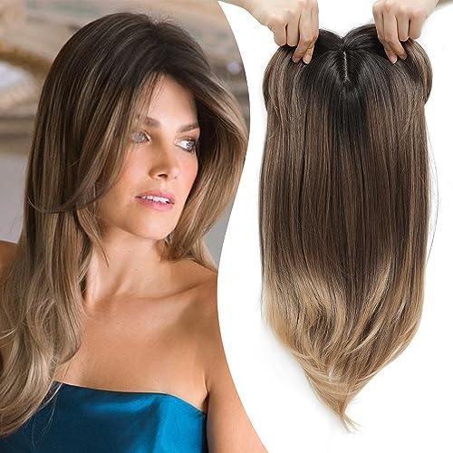 🔥50%OFF🔥💇‍♀️Topper Layered Hair Hairpieces with Bangs for Women with Thinning Hair