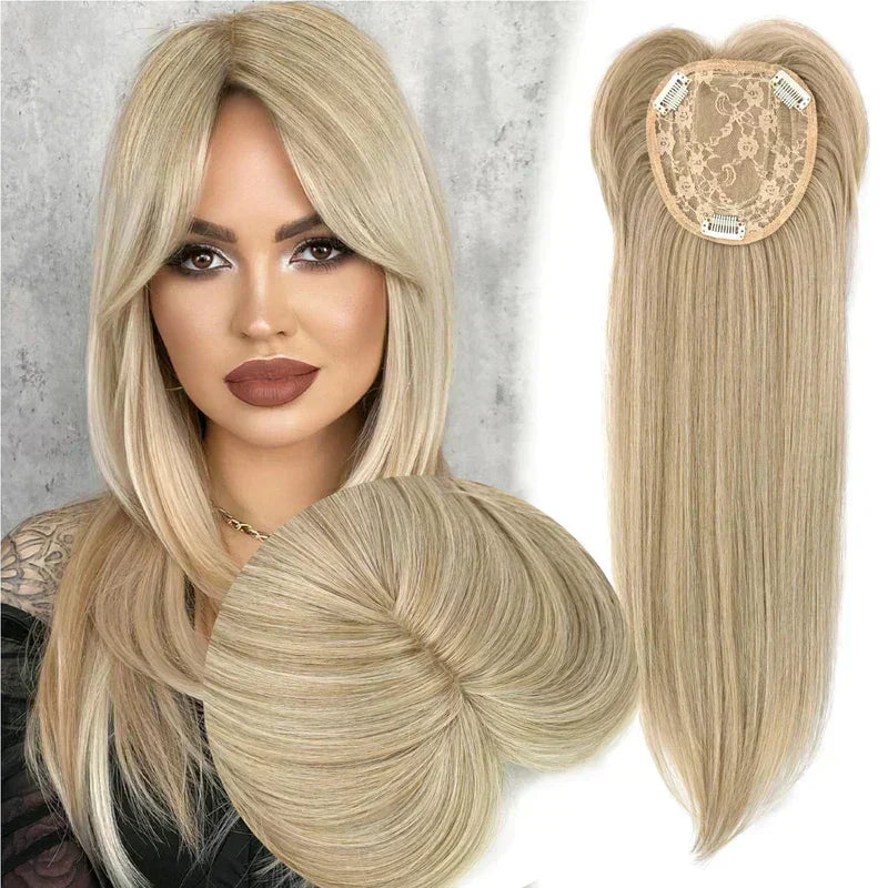 🔥50%OFF🔥💇‍♀️Topper Layered Hair Hairpieces with Bangs for Women with Thinning Hair