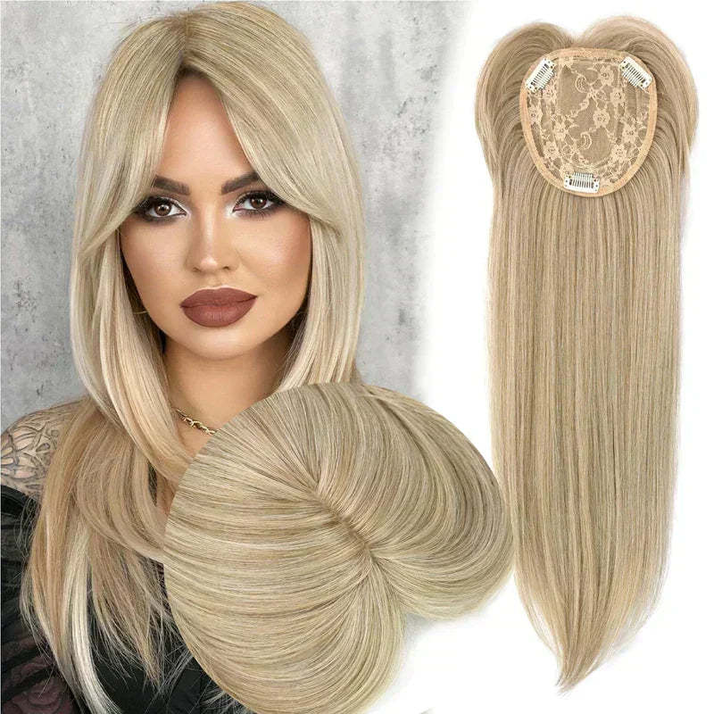 🔥50%OFF🔥💇‍♀️Topper Layered Hair Hairpieces with Bangs for Women with Thinning Hair