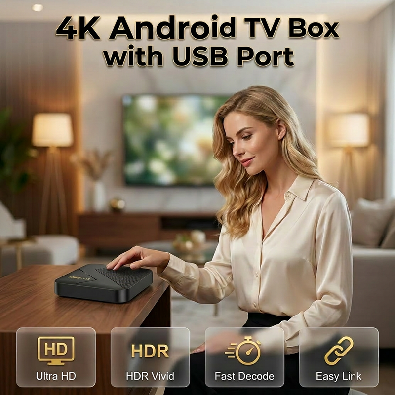 📢📢50% OFF !! ⏰💞🍿 Smart Android TV Box with Bluetooth — Stream Netflix | Prime | BBC iPlayer in 4K🚀 “Your old TV has just received a major upgrade.”