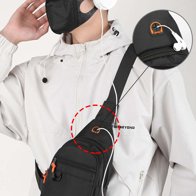 📢📢50% OFF !! ⏰Waterproof Multi-pocket Crossbody Sling Bag--ensuring you can carry all your necessities securely