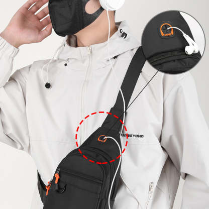 📢📢50% OFF !! ⏰Waterproof Multi-pocket Crossbody Sling Bag--ensuring you can carry all your necessities securely