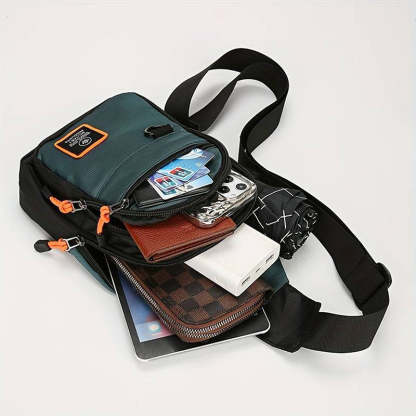 📢📢50% OFF !! ⏰Waterproof Multi-pocket Crossbody Sling Bag--ensuring you can carry all your necessities securely