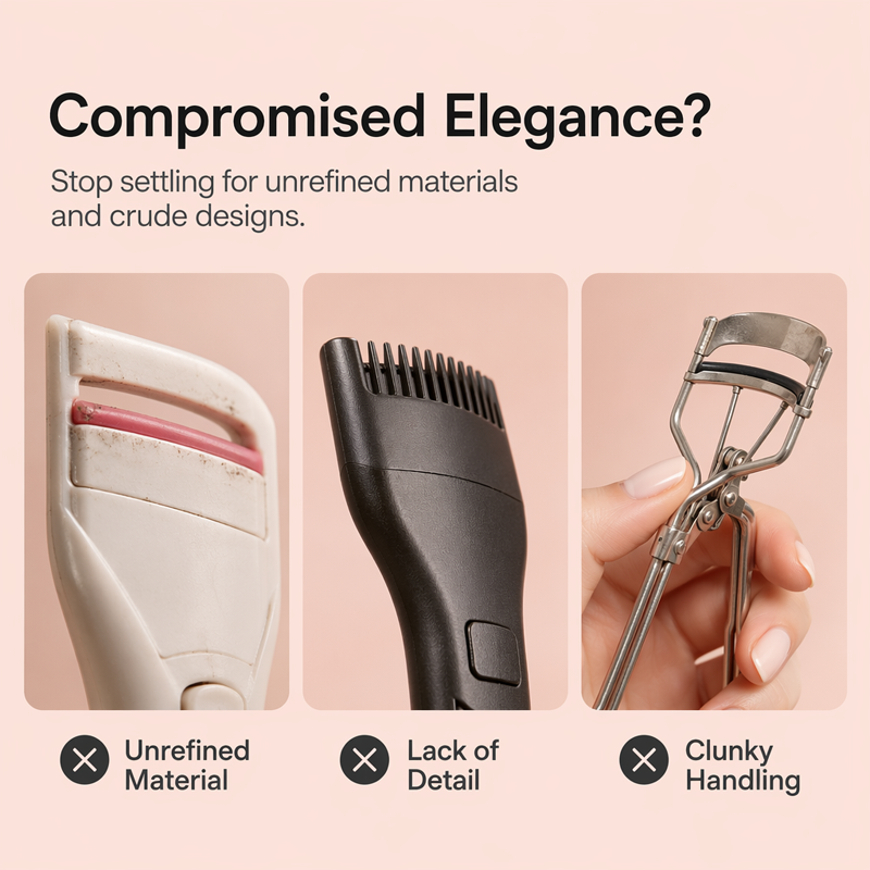 🔥50% OFF 🔥📱 Portable Heated Eyelash Curler with LED Digital Display — Rechargeable Electric Lash Curler