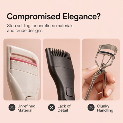 🔥50% OFF 🔥📱 Portable Heated Eyelash Curler with LED Digital Display — Rechargeable Electric Lash Curler