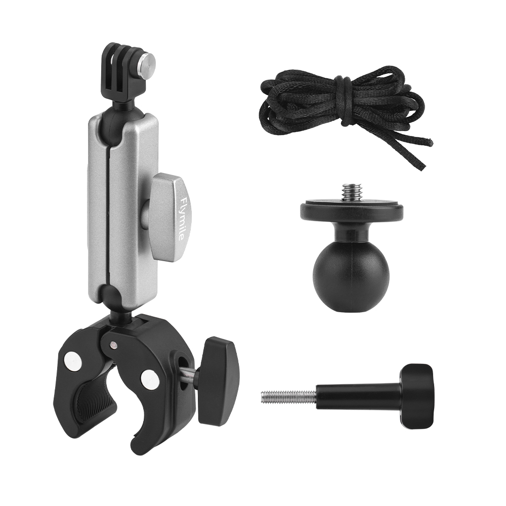 Flymile Motorcycle Bicycle Holder for DJI OSMO Action 6