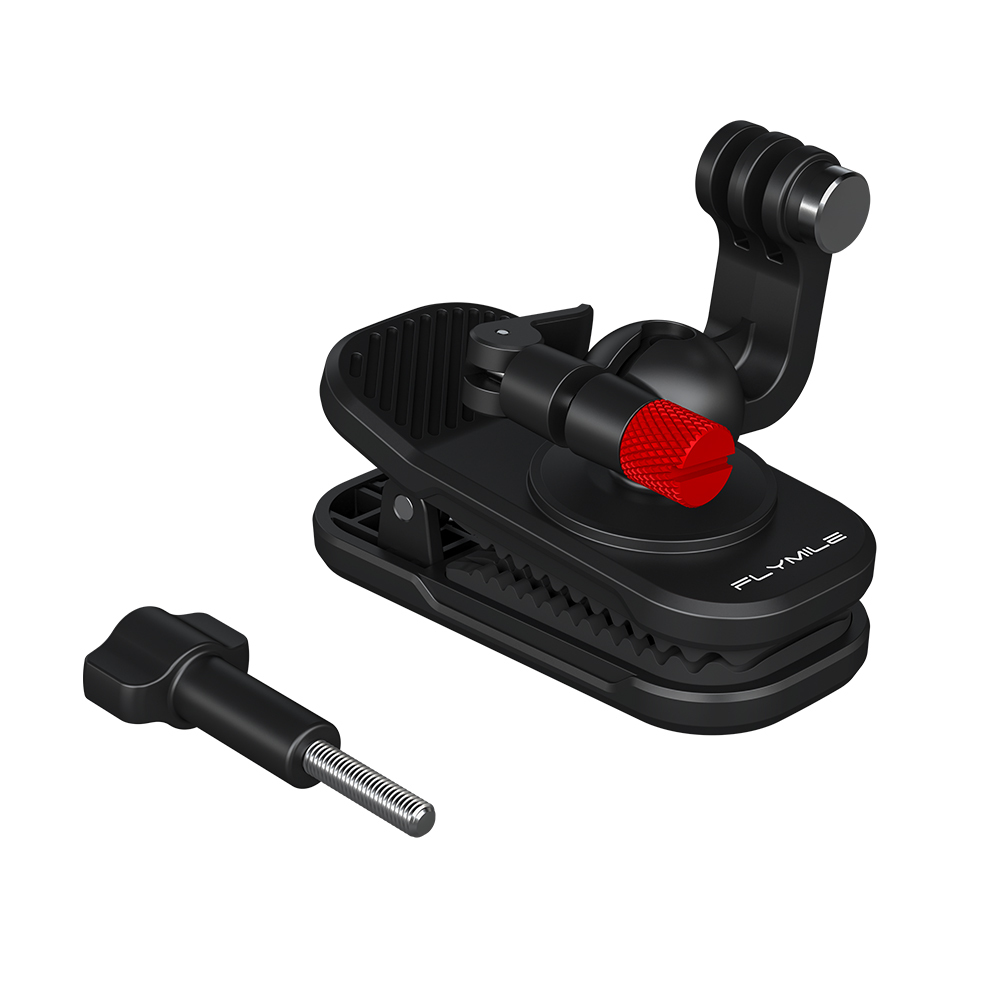 Flymile Magnetic Backpack Clip Clamp Mount for DJI Action 5 Pro/OSMO Nano/Insta360 X5