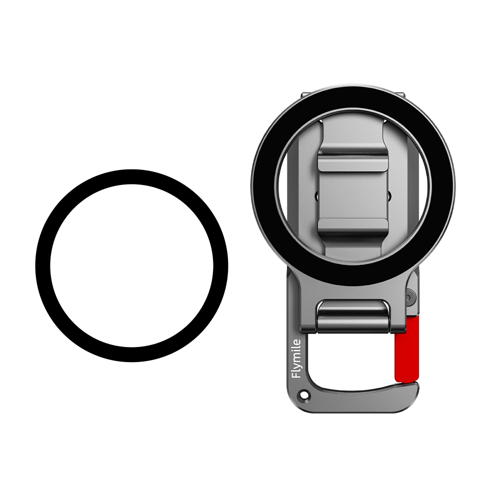 Flymile Magnetic Phone Holder Carabiner Mount for iphone 17 16 15 