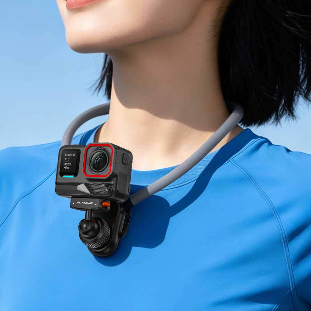 Flymile Magnetic Neck Mount  for DJI Action 6/5 Pro/4/Insta360 Ace Pro 2 X5