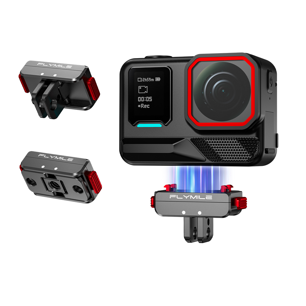 Flymile Magnetic Quick Release Mount for Insta360 Ace Pro/2/X5
