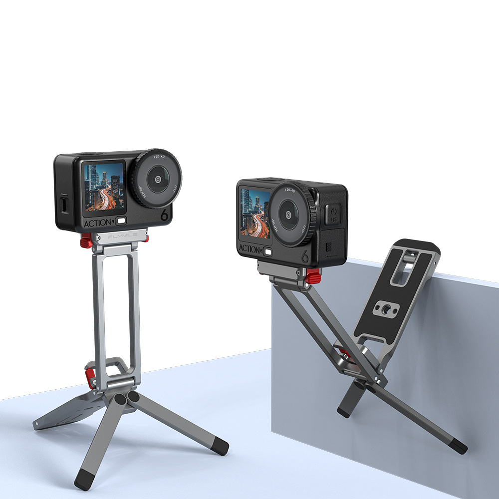Flymile Metal Magnetic Folding Tripod for DJI OSMO Action 6/Nano