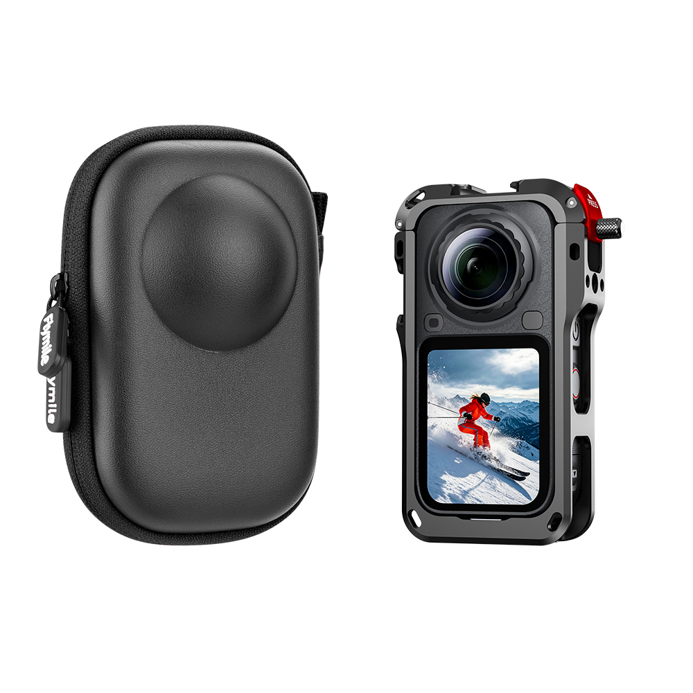 Flymile Storage Bag for Insta360 X6 With Metal Cage Installed