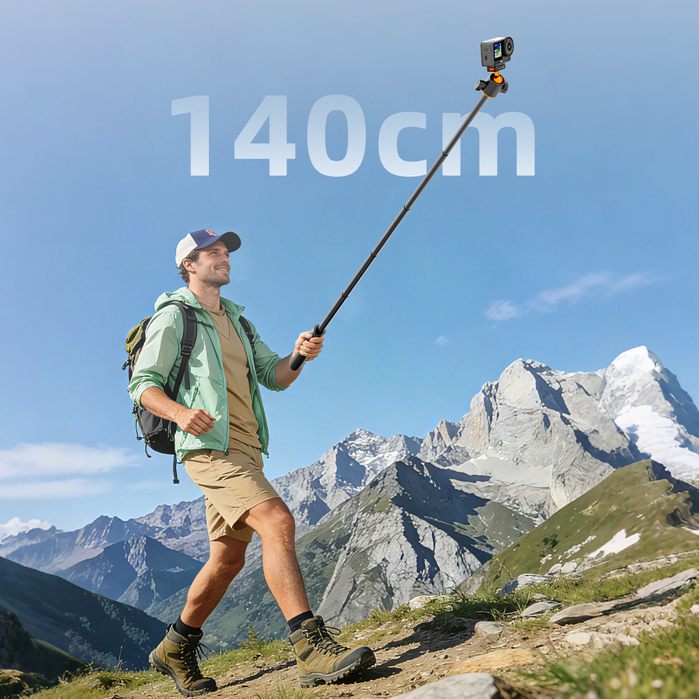 Flymile Magnetic Quick Release Tripod for DJI Action 6/Nano/Action 5 Pro/4/3 