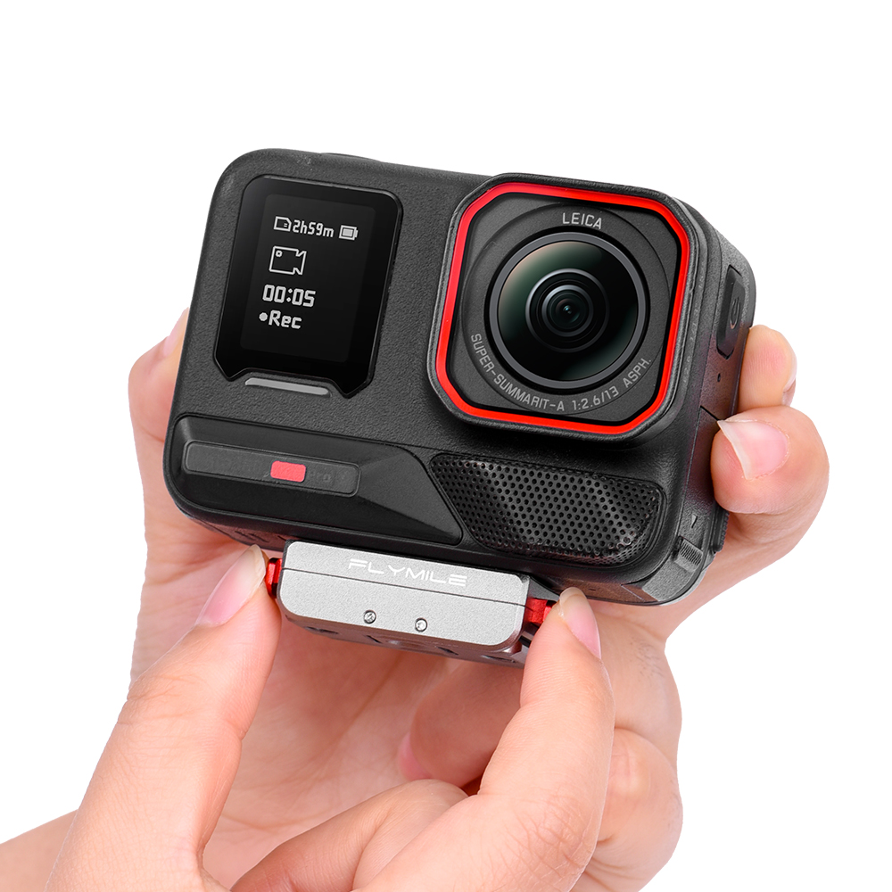 Flymile Magnetic Quick Release Mount for Insta360 Ace Pro/2/X5
