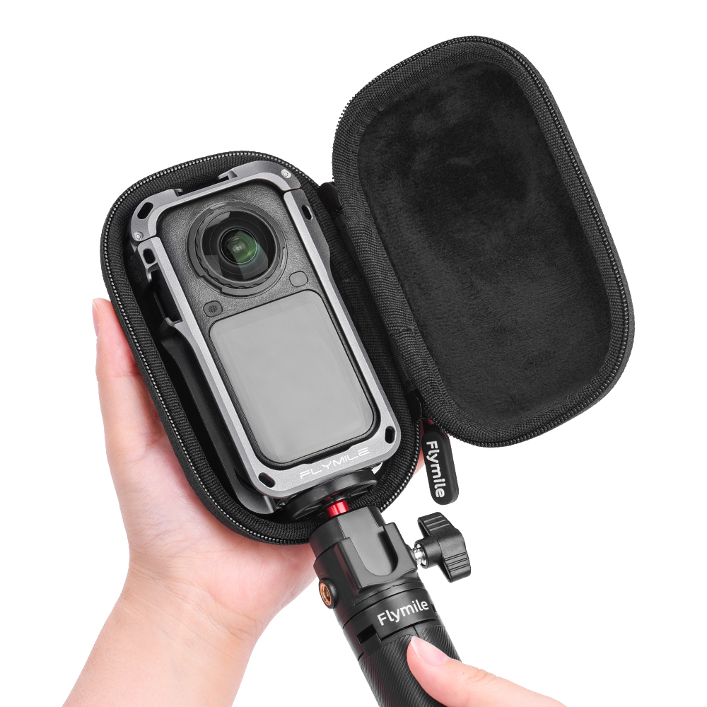 Flymile Storage Bag for Insta360 X6 With Metal Cage Installed