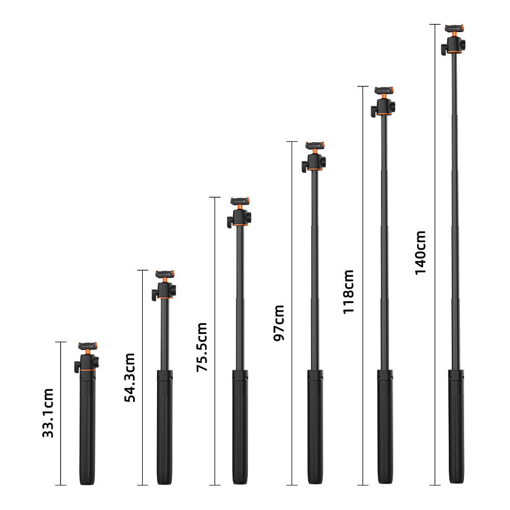 Flymile Magnetic Quick Release Tripod for DJI Action 6/Nano/Action 5 Pro/4/3 