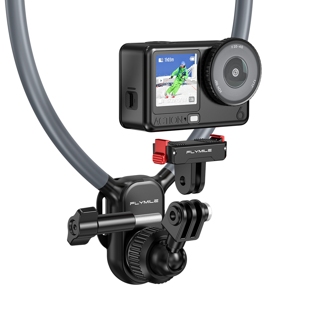 Flymile Magnetic Neck Mount  for DJI Action 6/5 Pro/4/Insta360 Ace Pro 2 X5