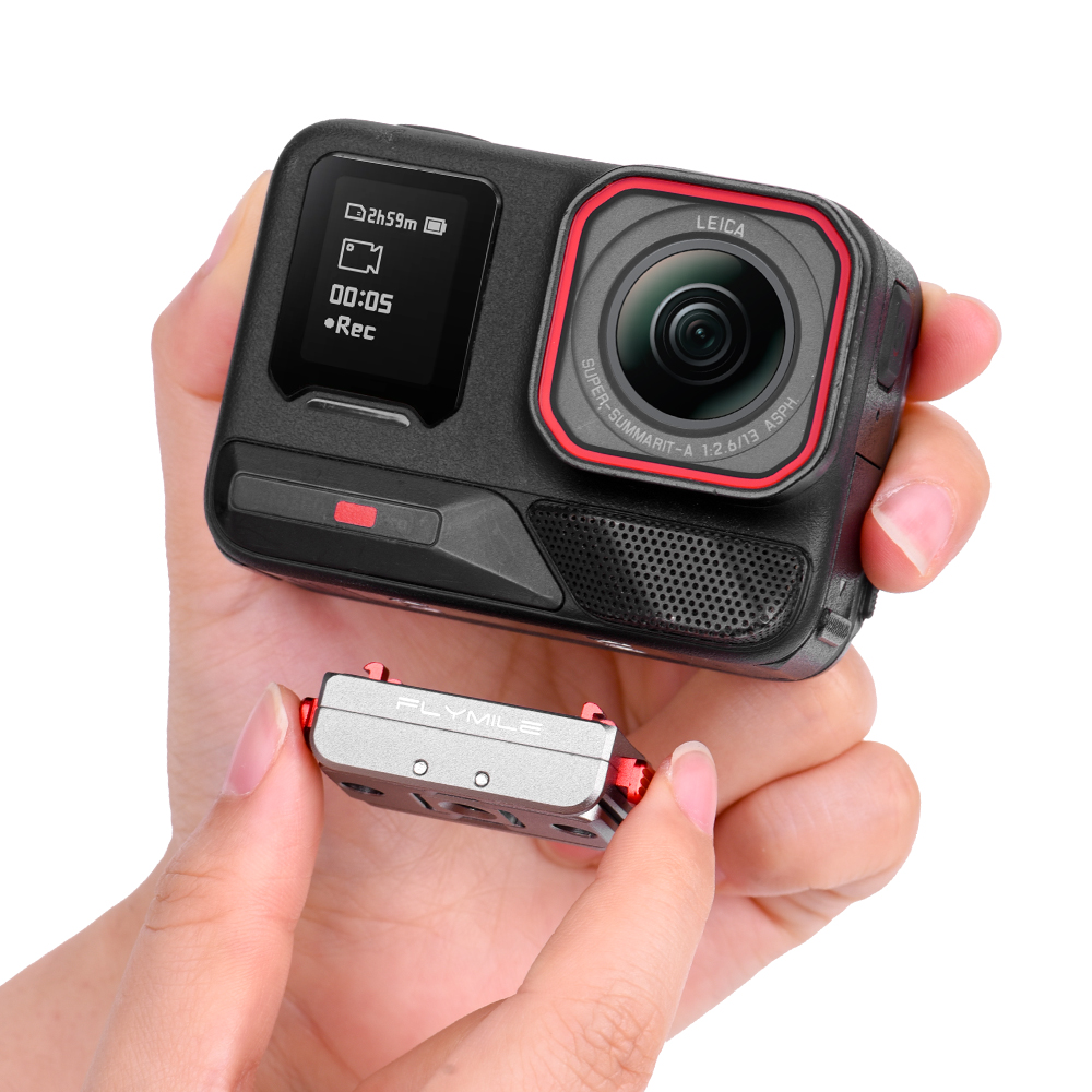 Flymile Magnetic Quick Release Mount for Insta360 Ace Pro/2/X5