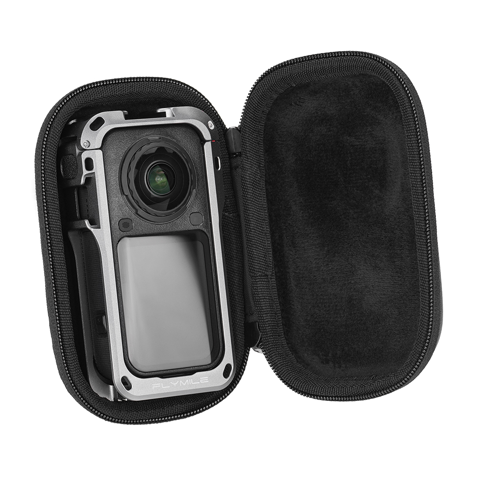 Flymile Storage Bag for Insta360 X6 With Metal Cage Installed