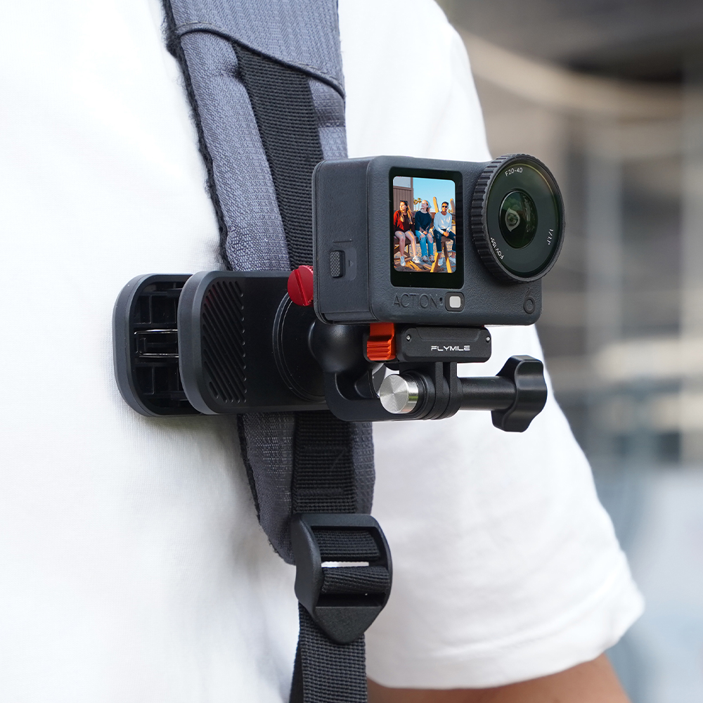 Flymile Magnetic Adapter Mount for DJI Action 6/5 Pro/4/3 