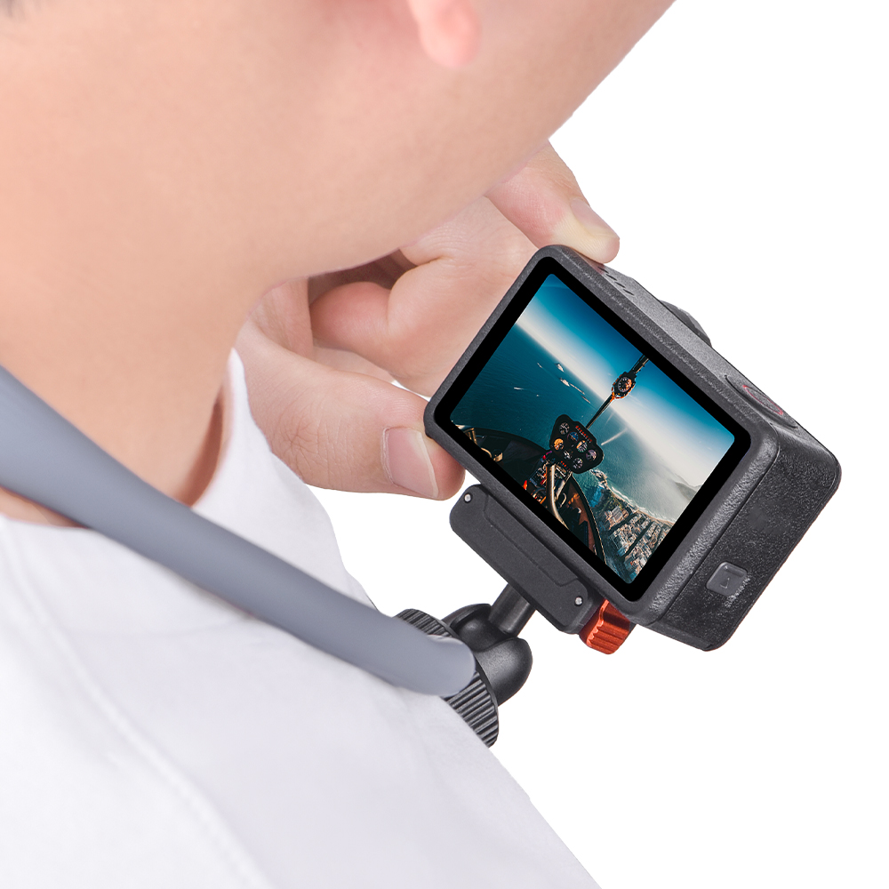 Flymile Magnetic Neck Mount  for DJI Action 6/5 Pro/4/Insta360 Ace Pro 2 X5