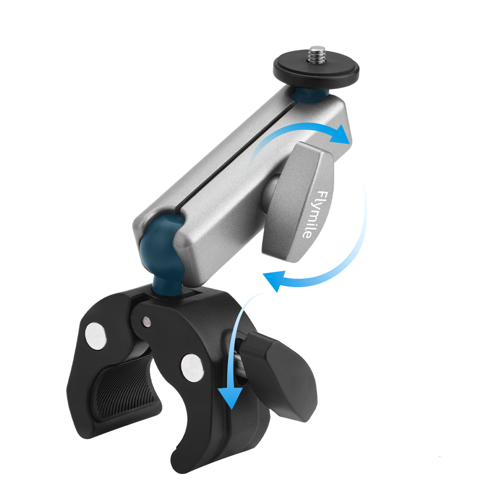 Flymile Motorcycle Bicycle Holder for DJI OSMO Action 6