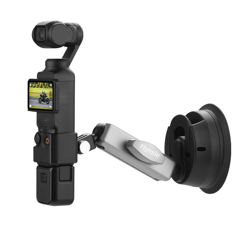 Flymile Suction Cup Camera Car Mount for OSMO 360/Insta360 X5