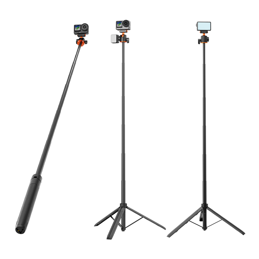 Flymile Magnetic Quick Release Tripod for DJI Action 6/Nano/Action 5 Pro/4/3 