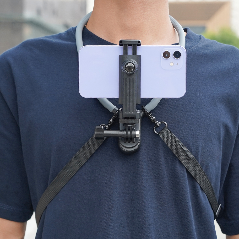 Flymile Neck Hold Mount For DJI Action 6/5 Pro/OSMO 360