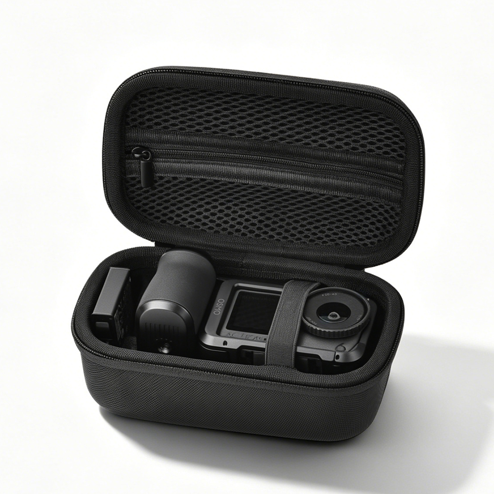 Flymile Camera Bluetooth Grip Carrying Case for DJI Action 6/5/Insta360 Ace Pro 2 