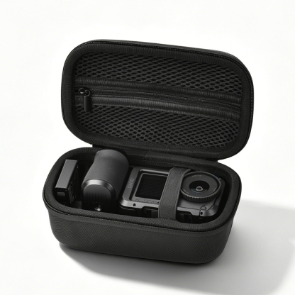 Flymile Camera Bluetooth Grip Carrying Case for DJI Action 6/5/Insta360 Ace Pro 2 