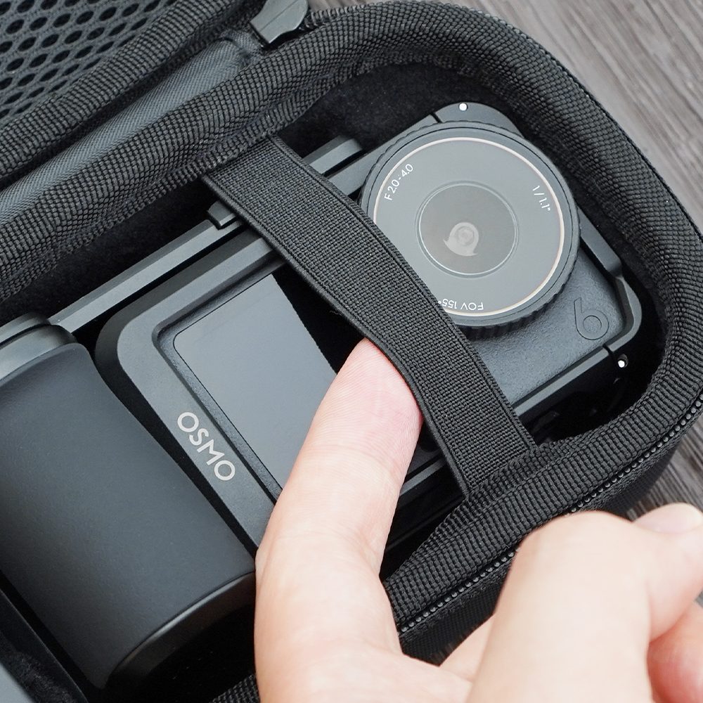 Flymile Camera Bluetooth Grip Carrying Case for DJI Action 6/5/Insta360 Ace Pro 2 