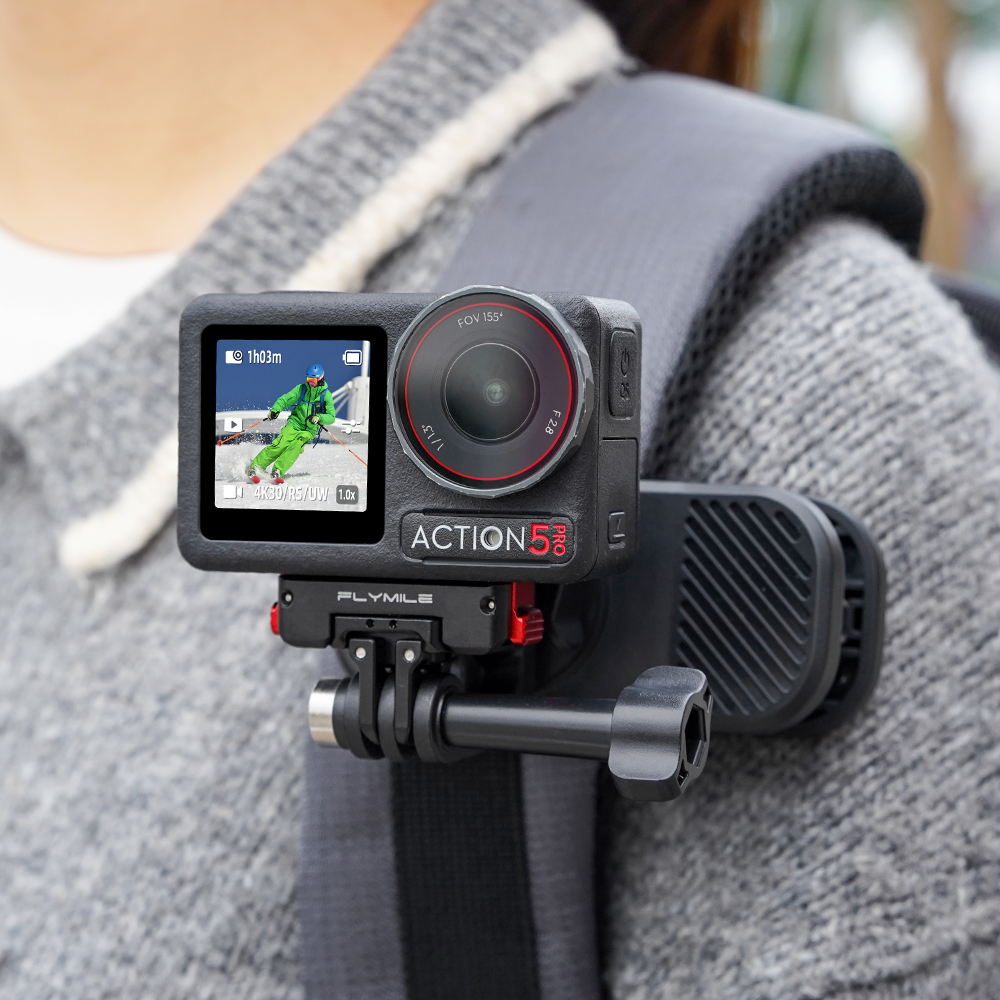 Flymile Metal Rotation Quick Release Mount for DJI OSMO Action 5/OSMO 360