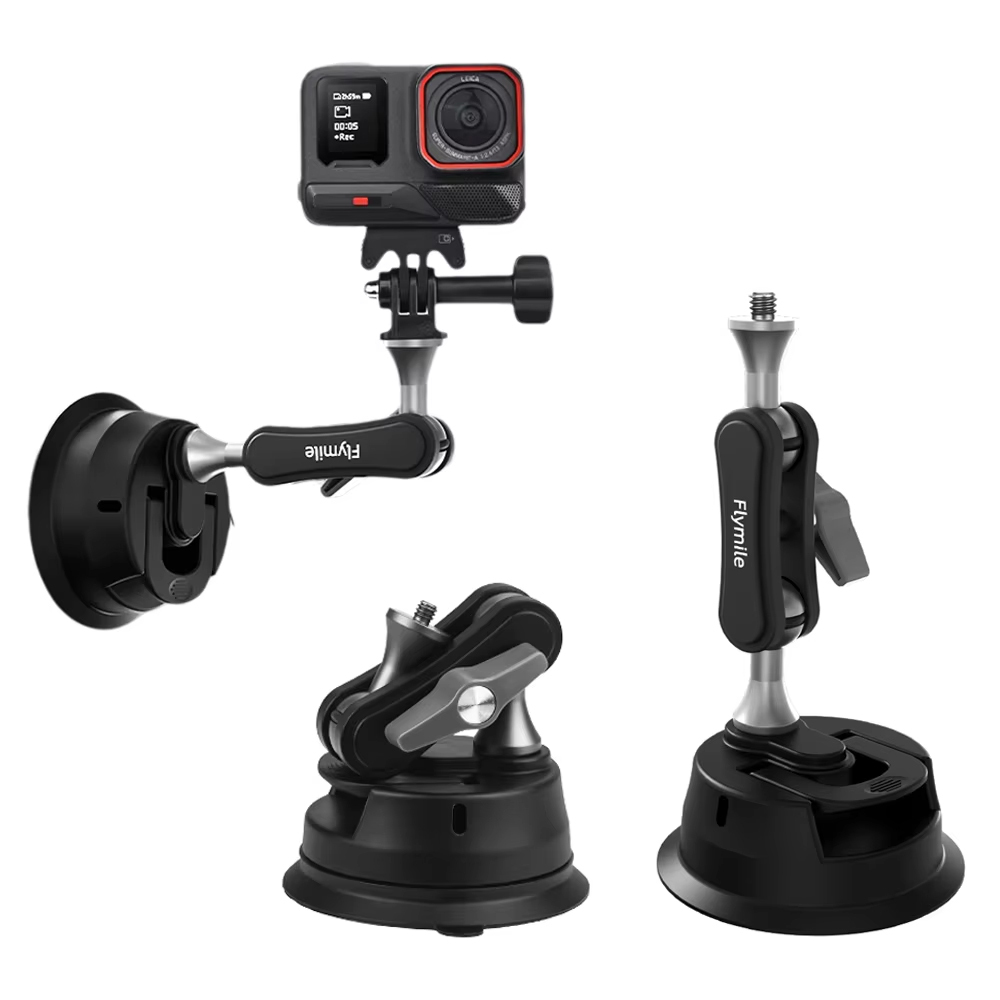 Flymile Suction Cup Car Mount for Insta360 Ace Pro 2/X5 
