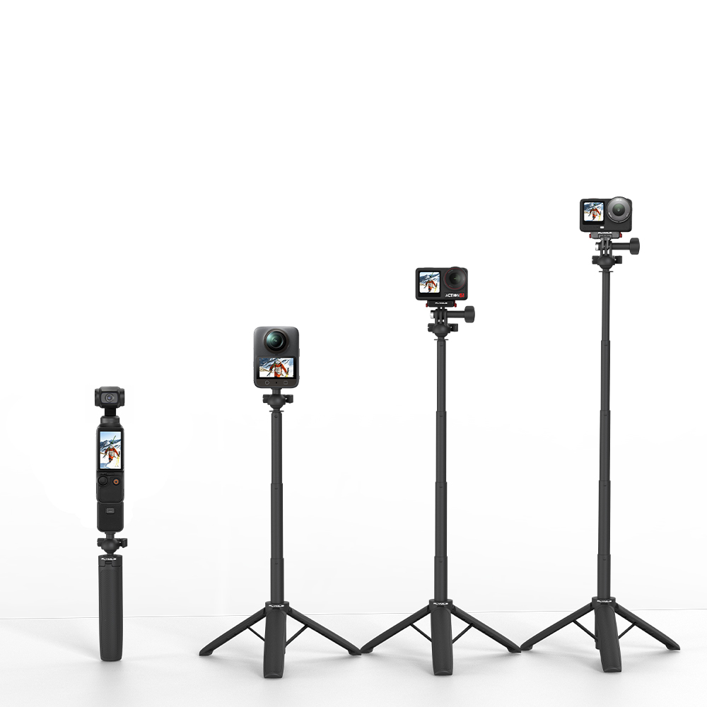 Flymile Selfie Stick Tripod for DJI OSMO Action 6/ 5 Pro/Pocket 3