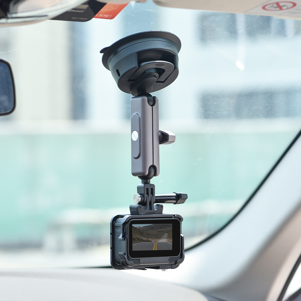 Flymile Suction Cup Camera Car Mount for OSMO 360/Insta360 X5