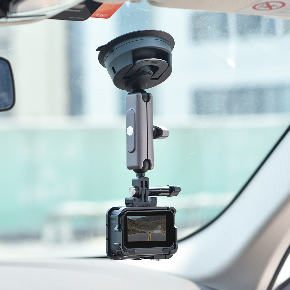 Flymile Suction Cup Camera Car Mount for OSMO 360/Insta360 X5