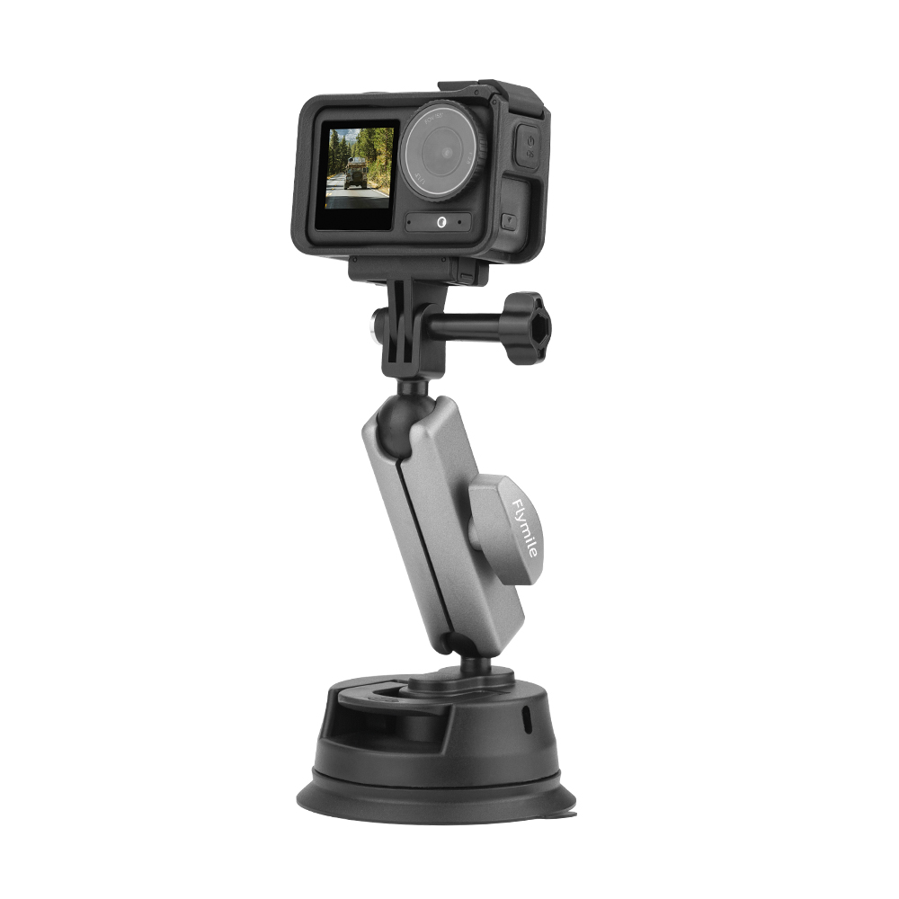 Flymile Suction Cup Camera Car Mount for OSMO 360/Insta360 X5
