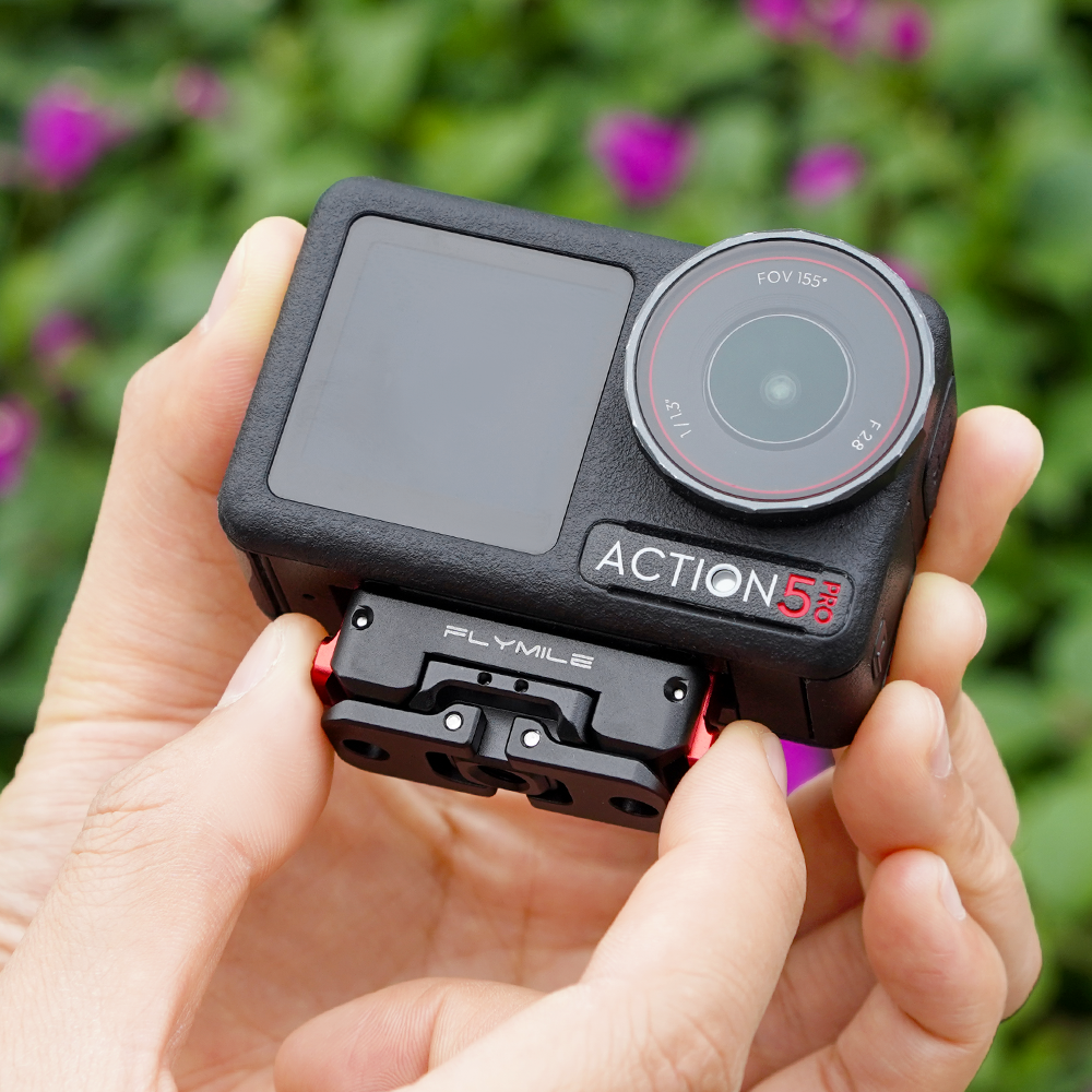 Flymile Metal Rotation Quick Release Mount for DJI OSMO Action 5/OSMO 360