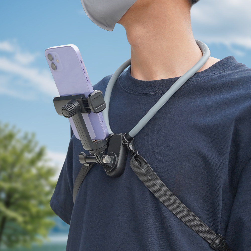 Flymile Neck Hold Mount For DJI Action 6/5 Pro/OSMO 360