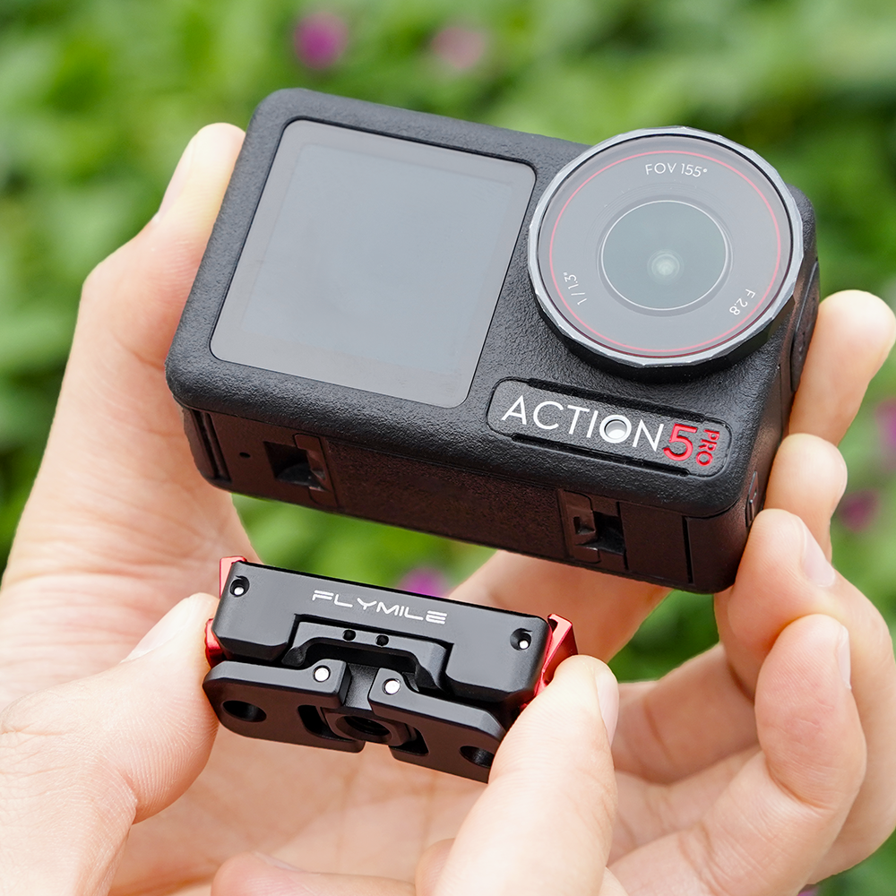 Flymile Metal Rotation Quick Release Mount for DJI OSMO Action 5/OSMO 360